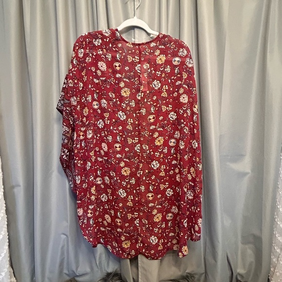 Wallflower kimono floral mood nogo XS oversized Peach 1 - Picture 5 of 6